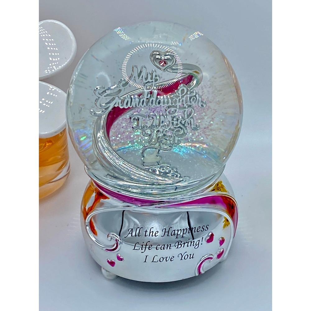 Bradford‎ Exchange My Granddaughter I Wish You Musical Glitter Globe